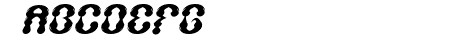 WATER DROP Italic