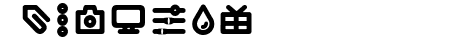 Iconic Pictograms Bold