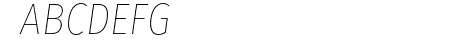 Fira Sans Condensed Thin 