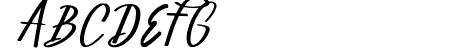 Catetin Regular Script