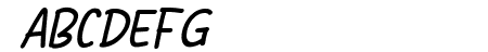 Sans Andreas Italic