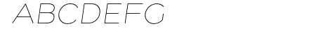 Along Sans s2 ThinItalic