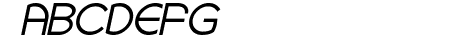 Robotron Italic