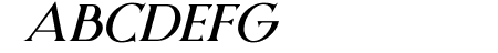 Night Zone Italic