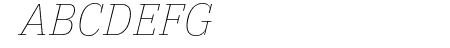 IBM Plex Serif Thin Itali