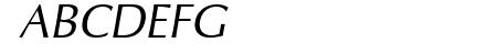 Vera Humana 95 Italic