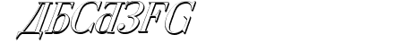 Cyberia Shadow Italic