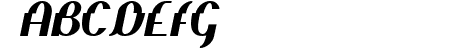 Elephant man Italic