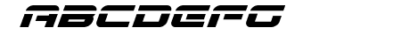 Gunship Laser Italic