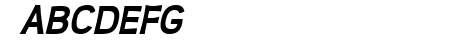 Teen Bold Italic