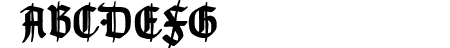 TypographerGotisch Schmuc