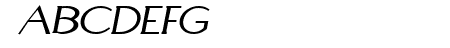 Aquaduct Italic