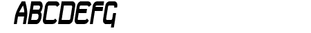 Daville Condensed Slanted