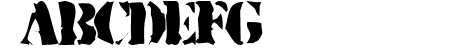 Rugged Stencil