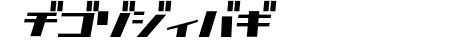 D3 Factorism Katakana Ita