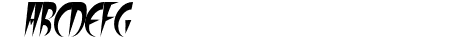 FangsSCapsSSK Italic