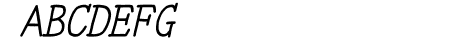 YOzFontN97 Italic