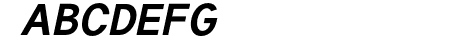 Tuffy Bold Italic