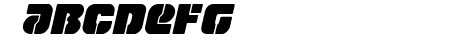 Space Cruiser Italic