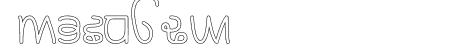 Rupe Outline Demi Bold