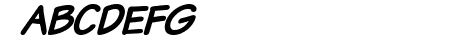 Komika Text Bold Italic