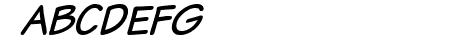 Komika Text Kaps Italic