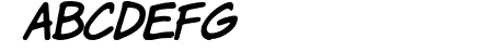 Komika Jam Italic