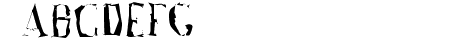 A Font with Serifs. Disor