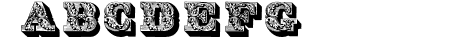 Lettres ombrees ornees