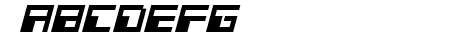 Phaser Bank Bold Italic