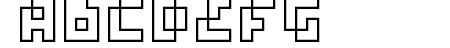 four pixel caps outline