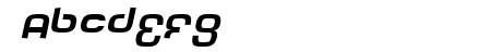 Tech Font Italic