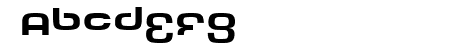 Tech Font Wide