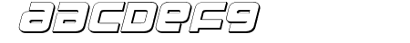 Exedore 3D Italic