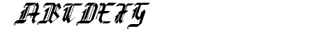 Redcoat Condensed Italic