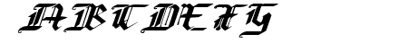 Redcoat Expanded Italic