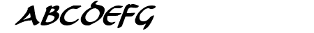Tristram Bold Italic