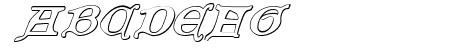 Queen & Country 3D Italic