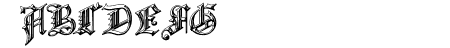 Church Text \\\'Shaded\\\
