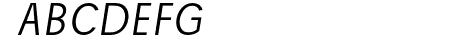 Josef Pro Light Italic
