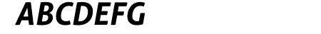 Aller Bold Italic