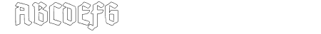Deutsch-Gotisch Outline