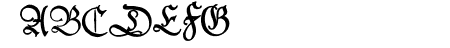 Kleist-Fraktur Zierbuchst