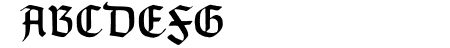 TypographerGotisch A