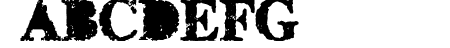misprinted type