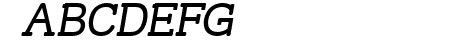 Street Slab Italic
