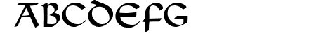 Typographer Uncialgotisch