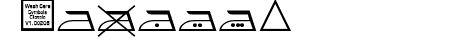 Wash Care Symbols Classic