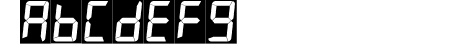 7LED italic