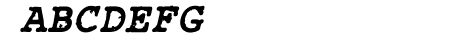 Rough_Typewriter Bold Ita